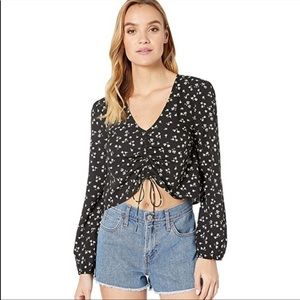 Amuse Society Bianca woven top XS